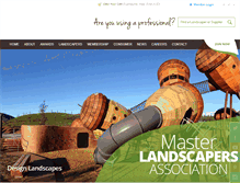 Tablet Screenshot of landscapenswact.com.au